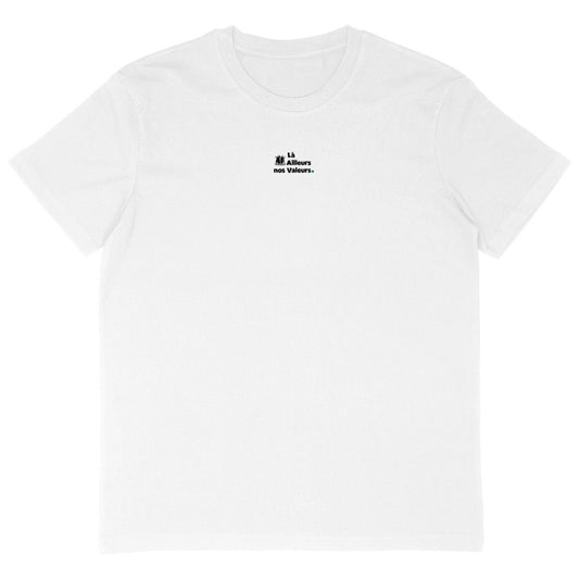 T-Shirt Oversize Blanc Slogan
