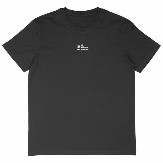 T-Shirt Oversize Noir Slogan