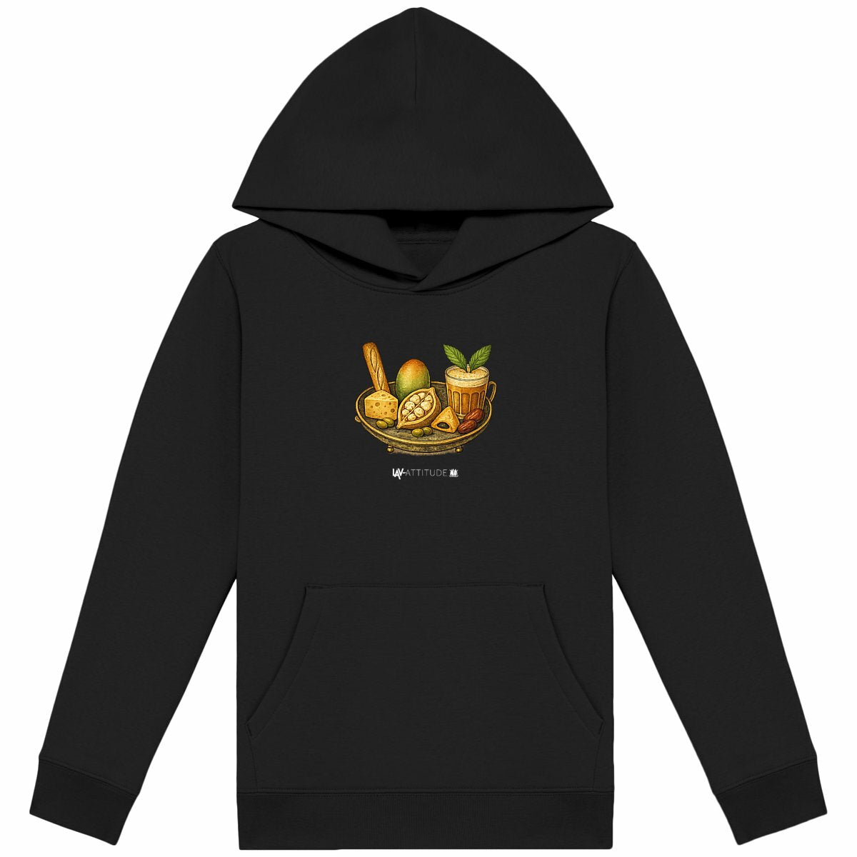HOODIE BIO CORBEILLE (Noir) - face_noir
